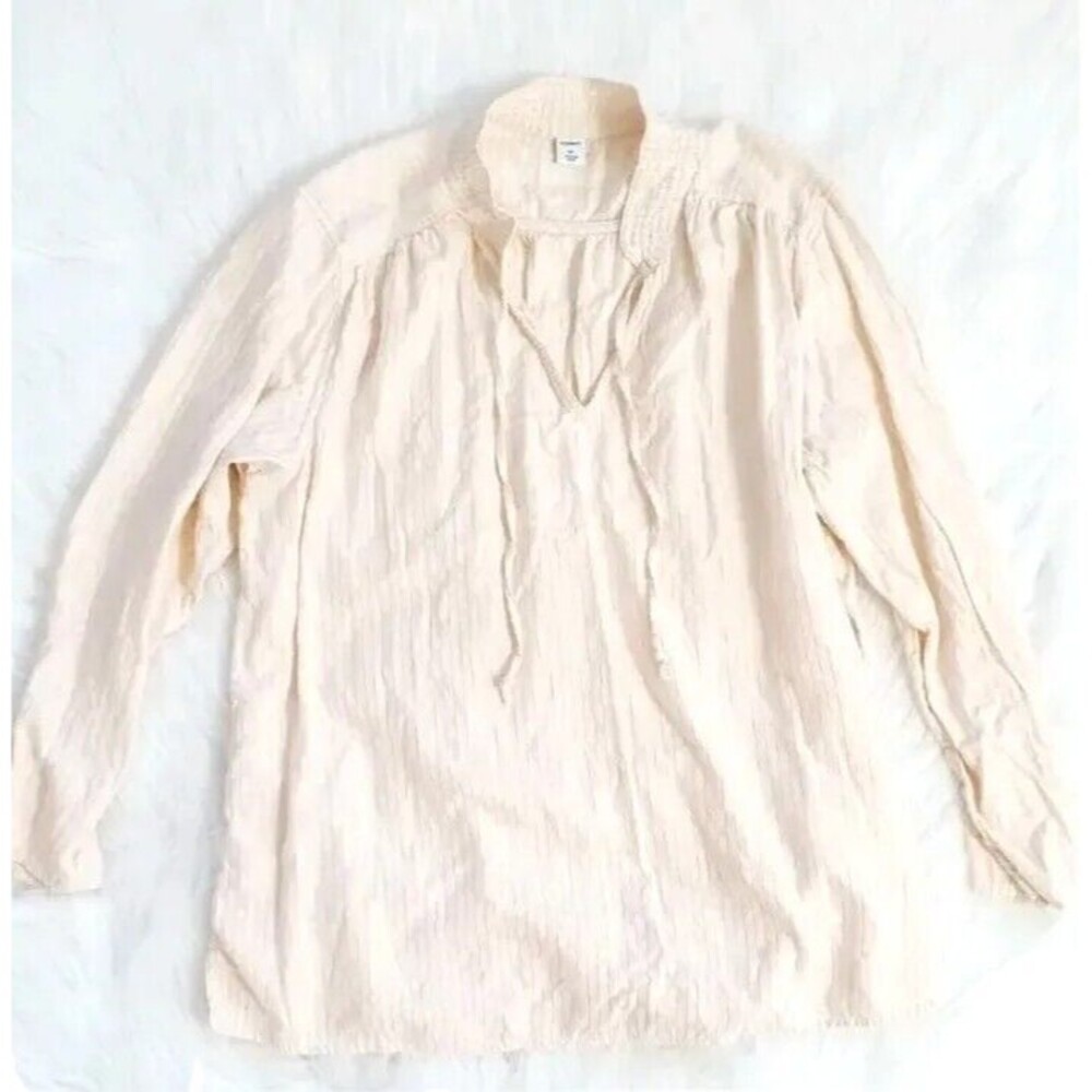 Old Navy Women’s Long Sleeve Pullover Blouse Large L Top Shirt Business Casual